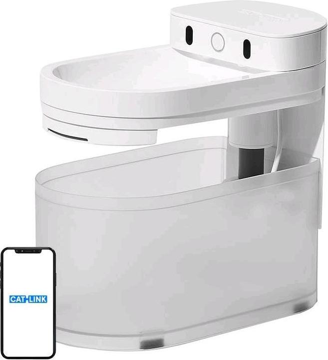 Image du produit Catlink Fontaine/bouilloire Pure 3 smart pour chien et chat (blanc) (2.30 l)