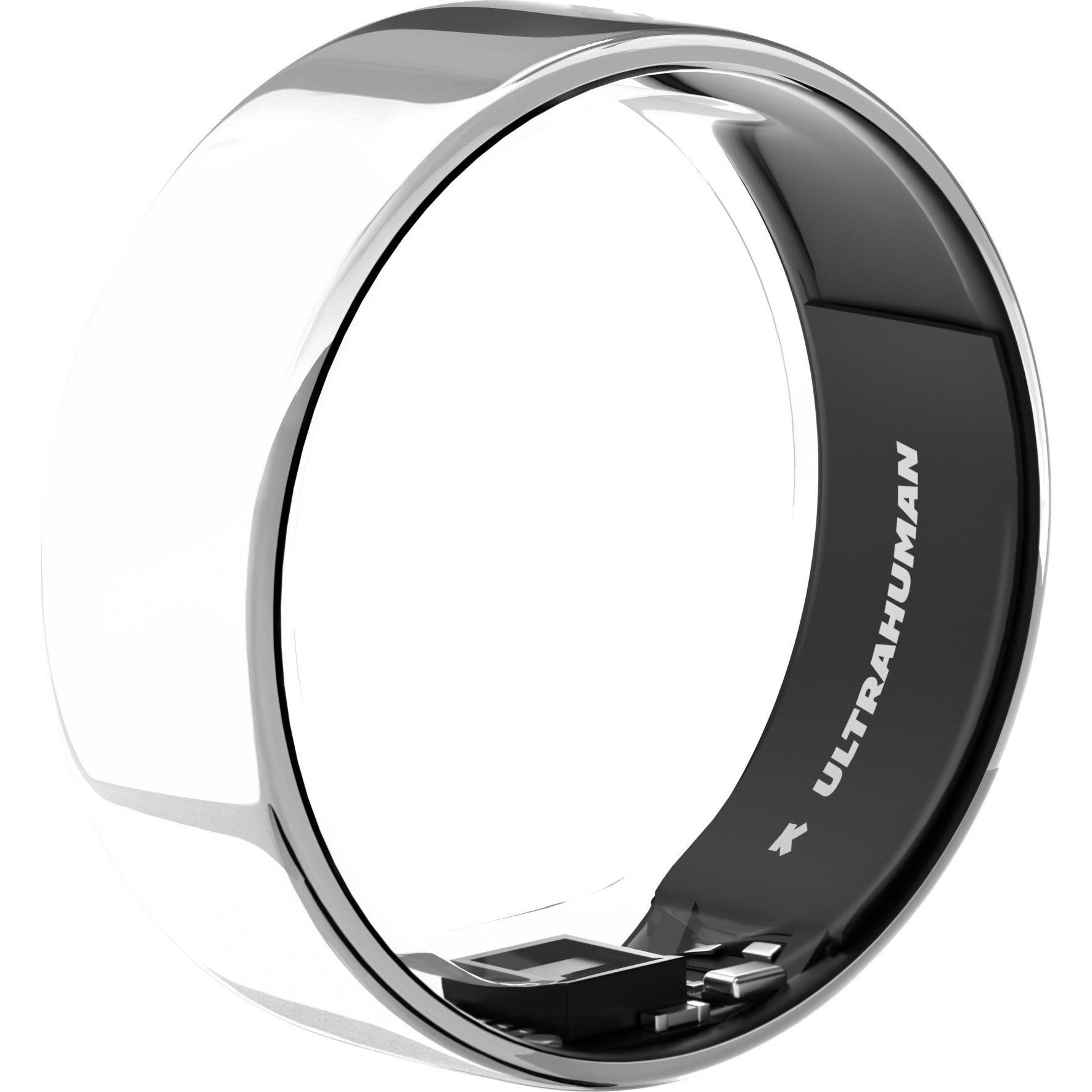 Ultrahuman Ring Air (9, Space Silver), Smart Ring, Silber