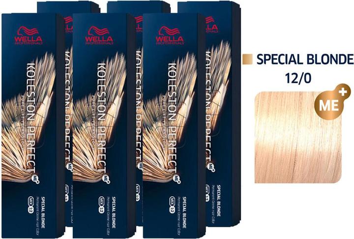Image du produit Wella Koleston Perfect ME+ Special Blonde 6er Set 12/0 Blond Natur (12, 0 Blond naturel)