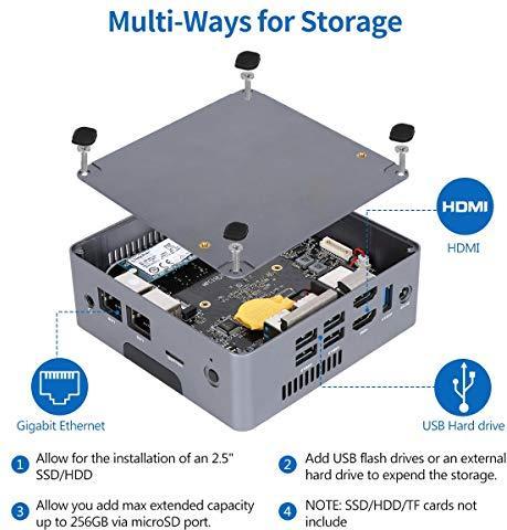 Image du produit Awow Mini PC (Intel Celeron N3450 N3450, 6 Go, 128 Go)