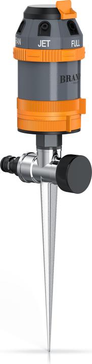 Brandson Kreisregner 6-fach, Flächenregner, Rasensprinkler mit Erdspiess, für Flächen bis 452 m² (Arroseur circulaire)