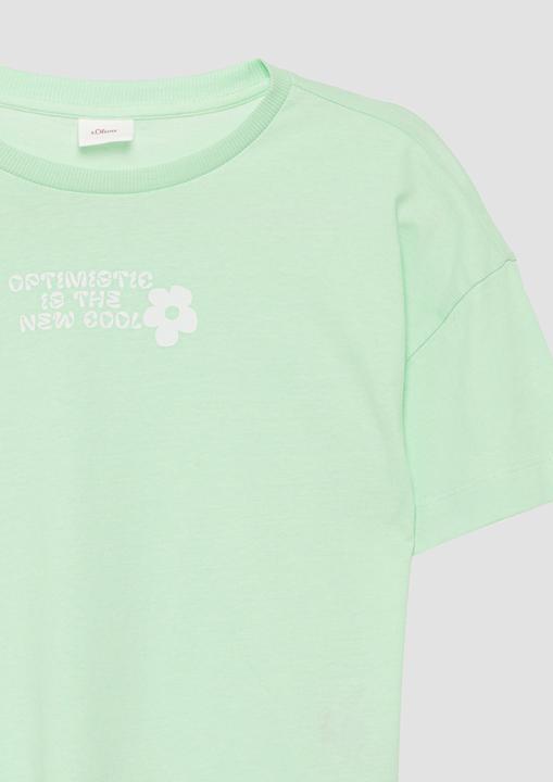 Produktbild S.Oliver T-Shirt Boxy-T-Shirt aus Jersey mit Printdetail (134, 140)