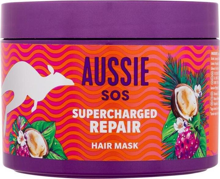 Actual product image Aussie Sos Supercharged Repair Hair Mask 500ml For Dry And Damaged Hair (500 ml)