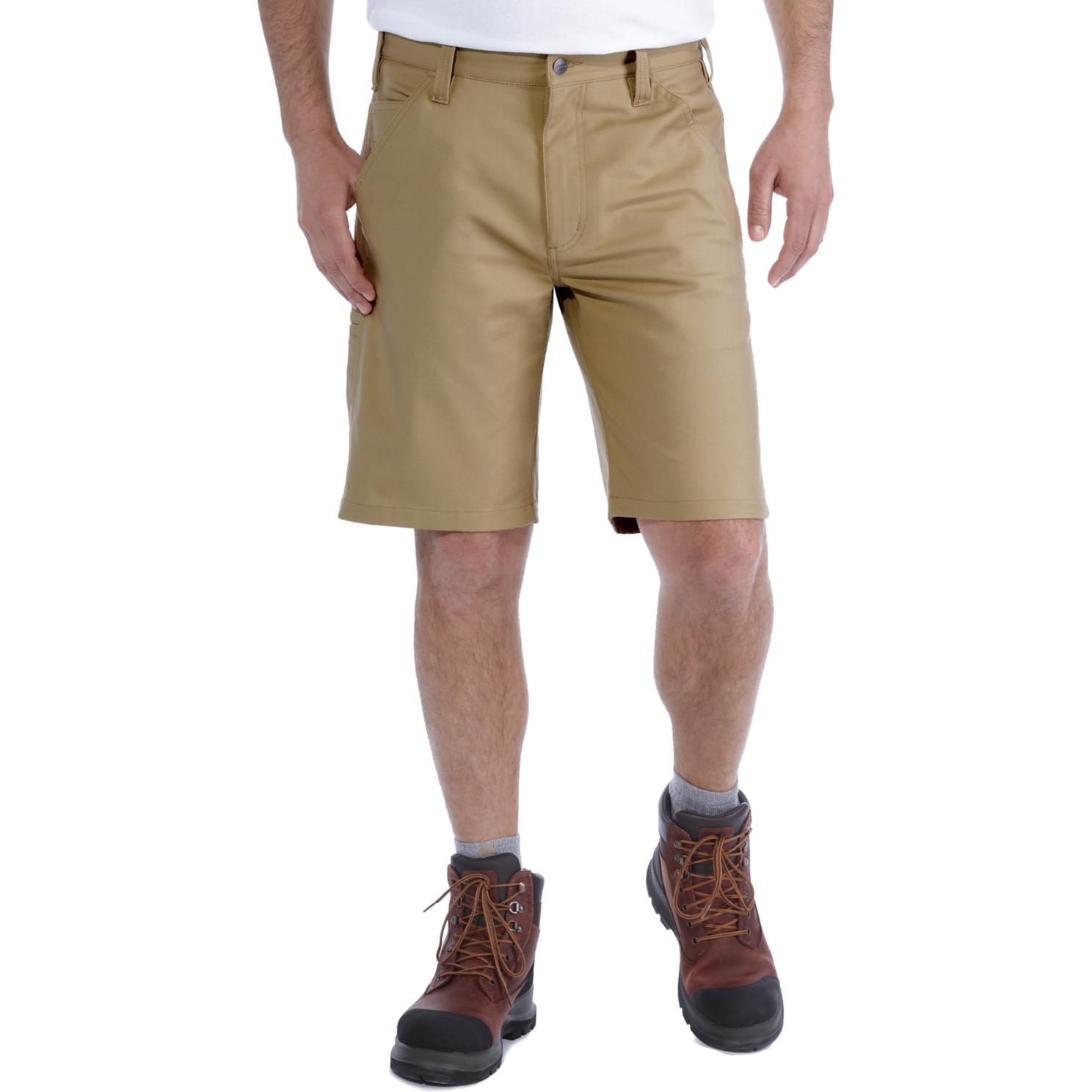 Carhartt, Arbeitshose, Rugged Stretch Canvas Short, dark khaki, Gr.40 (40)