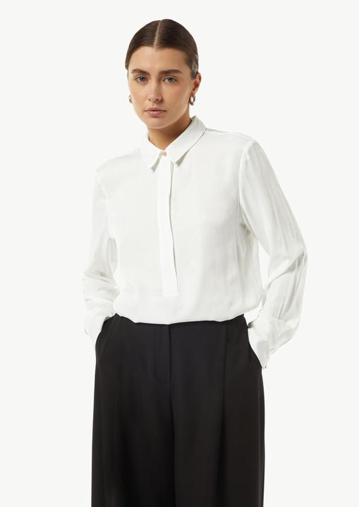 Produktbild Comma Bluse Elegante Satinbluse mit verdeckter Knopfleiste (46)