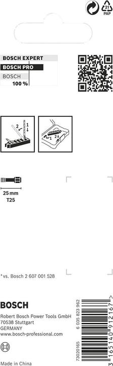 Productafbeelding Bosch Zubehör Torx 25 Impact Control schroevendraaier bitpakket. 8-delig.25 mm (Zeskantbus TX)
