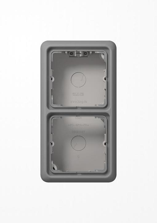 Actual product image JUNG Surface-mounted housing 2f Kst gr CD / CD 500 Surface-mounted CD582AGR