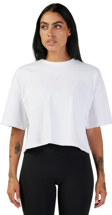 Image du produit Fox Tee 23 Wordmark Os Crop Wht L (L)