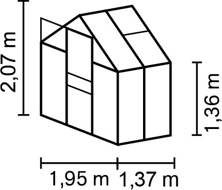 Produktbild Vitavia Gewächshaus Apollo 2500