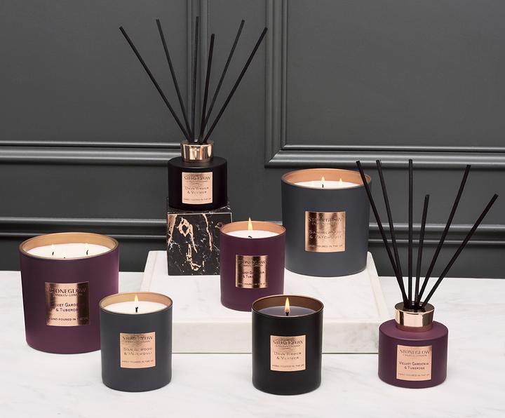 Actual product image Stoneglow Leather & Saffron (120 ml)