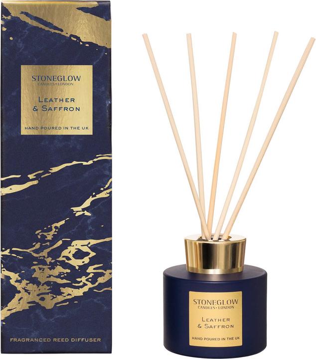 Actual product image Stoneglow Leather & Saffron (120 ml)