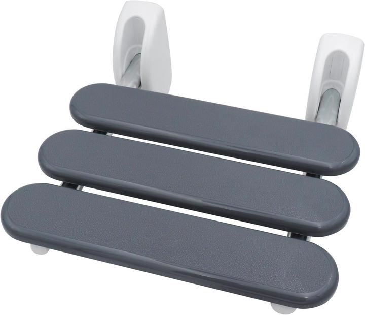 Produktbild Ridder Duschklappsitz Sitzfläche grau (130 kg)