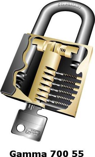 Actual product image Burg Wächter Padlocks 700 Gamma