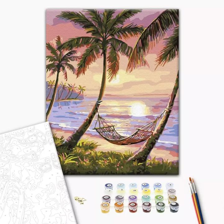 Produktbild Brushme Malen nach Zahlen, 40x50 cm, Paradiesecke, 1 Stk.