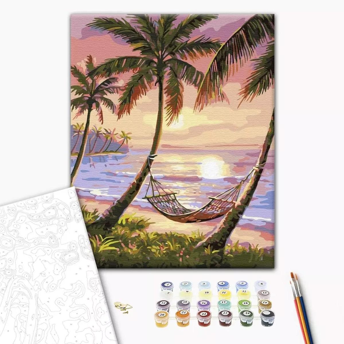 Brushme Pennello Paint by numbers, 40x50 cm, angolo di paradiso, 1 pz.