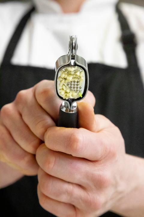 Actual product image Master Class Soft-Grip Stainless Steel Garlic Press, Carded