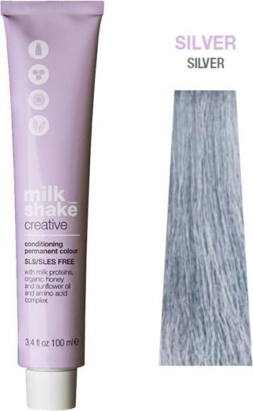 Produktbild Milk_Shake Vopsea permanenta Milchshake Kreativ Silber, Argintiu, 100ml