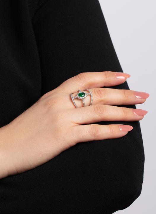 Produktbild Goldberg Diamant Ring 18 kt WG (53, 750/18 K Gold)