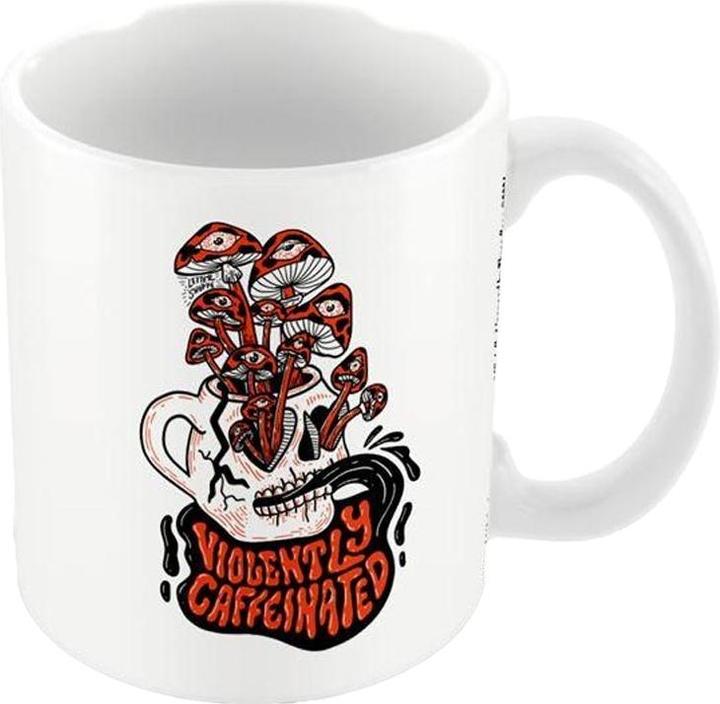 Actual product image Letter Shoppe Violently Caffeinated Mug (325 ml)