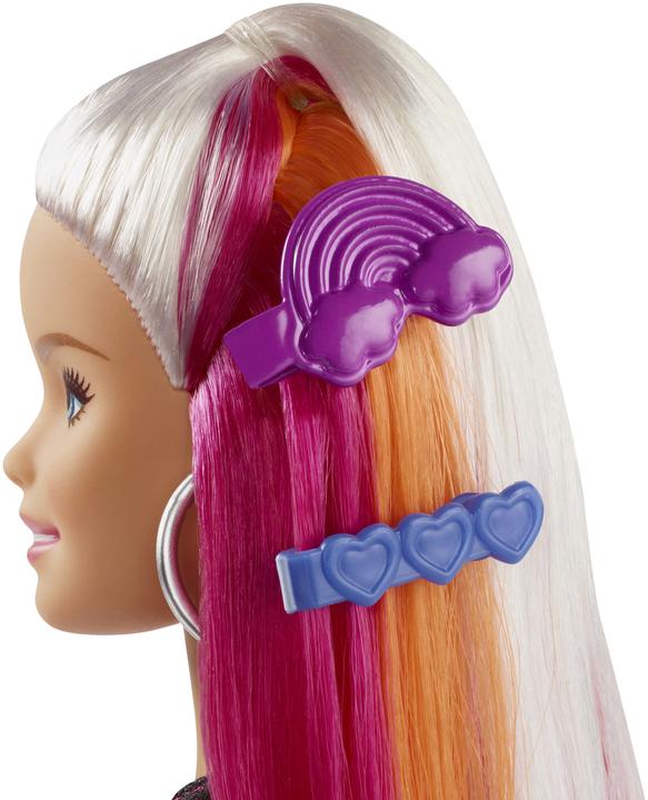 Image du produit Barbie Chevelure Arc-en-Ciel Paillettes - Poupée Mannequin - 5 ans et +