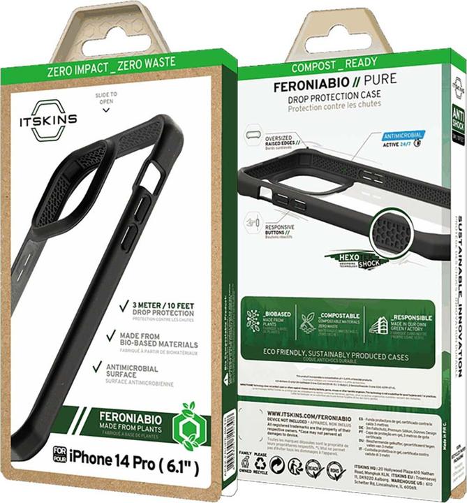 Actual product image Itskins Itferopureip14pbk (Apple iPhone 14 Pro)
