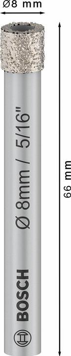 Actual product image Bosch Professional Zubehör PRO Ceramic dry drill bit, 8 x 66 mm (8 millimetres)