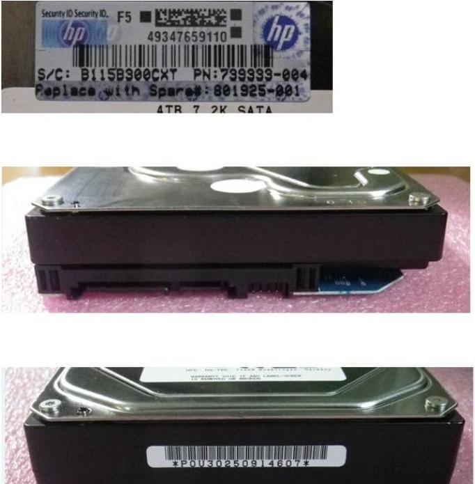 Image du produit HPE SPS-DRV HDD 4TB 6G 3.5 SATA CN (4 To, 3.5")