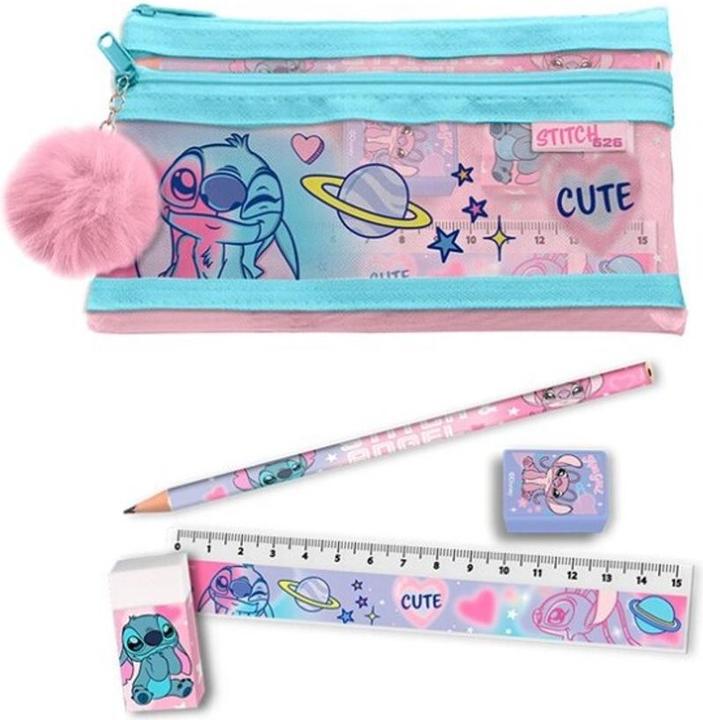 Kids Licensing KIDS STITCH stationery set in pencil case