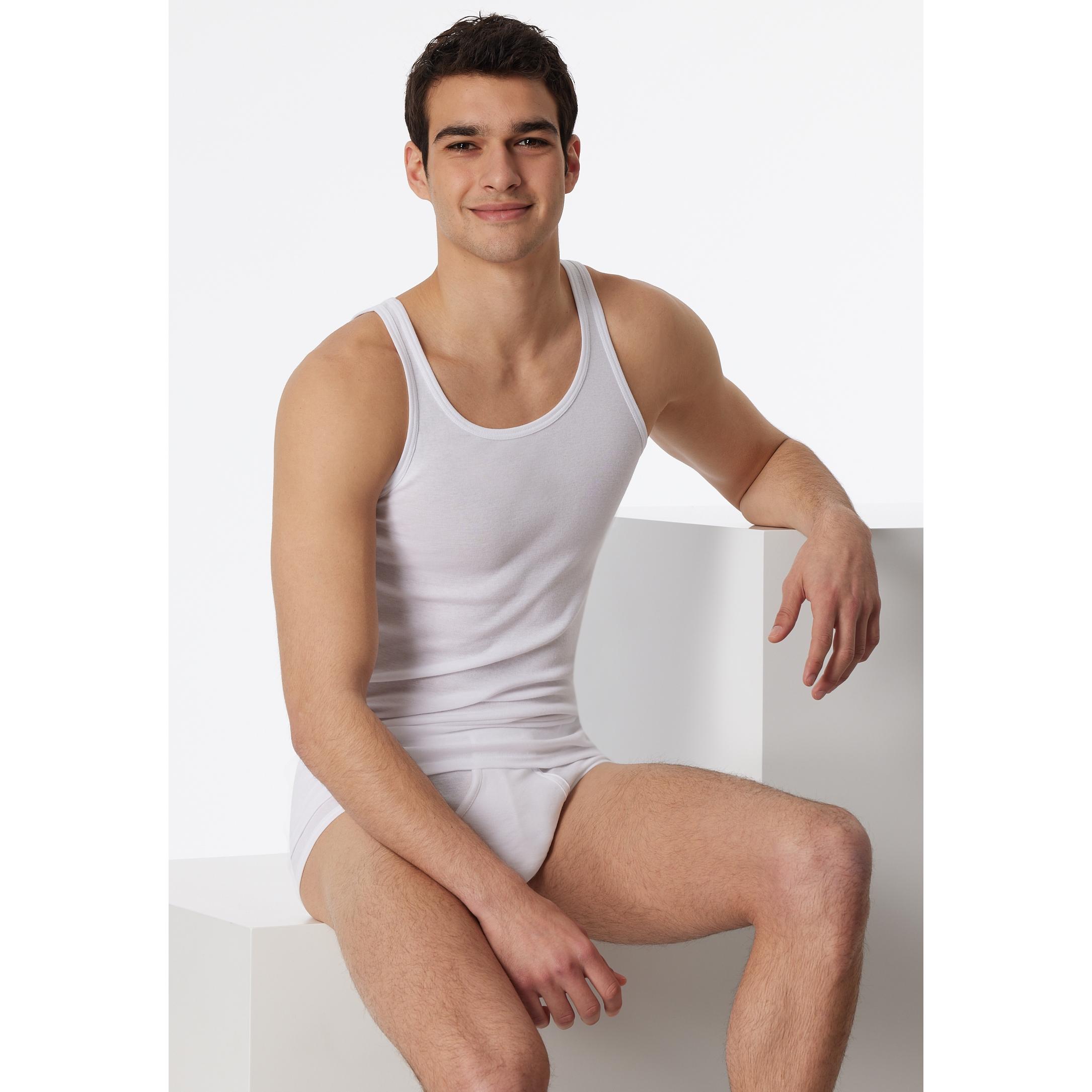 Thumbnail - Schiesser, Herren, Shirt, Original Feinripp Unterhemd 0/0, Weiss, (S)