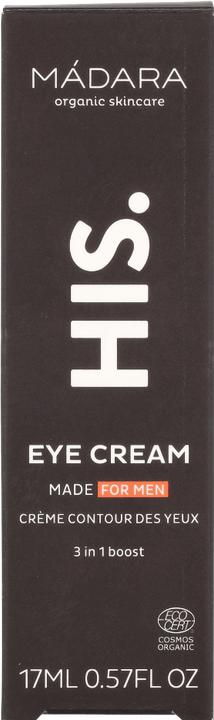 Image du produit Madara MDARA - Crème pour les yeux pour hommes HIS. (crème pour les yeux) 17 ml (Crème pour les yeux, 17 ml, Jour + nuit)