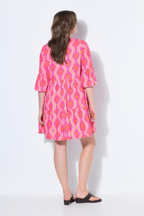 Image du produit Studio Untold Robe courte évasée, imprimé, volants (50, 52)