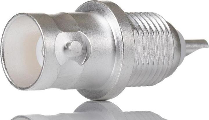 Actual product image RS PRO Socket coaxial connector BNC connector, panel mounting, solder connection, for coaxial cable