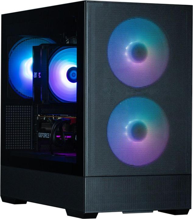 Actual product image Zalman P30 AIR Black, ARGB Fan x3 (Mini-ITX, mATX)