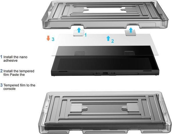 Actual product image Dobe 2er Set Schutzglas für das Display (Switch 2)