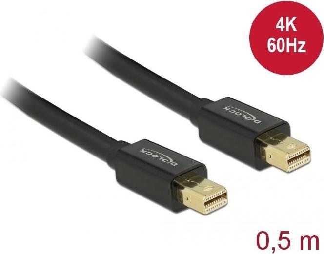 Image du produit Delock Mini DisplayPort — Mini DisplayPort (0.50 m, DisplayPort, 1.2)