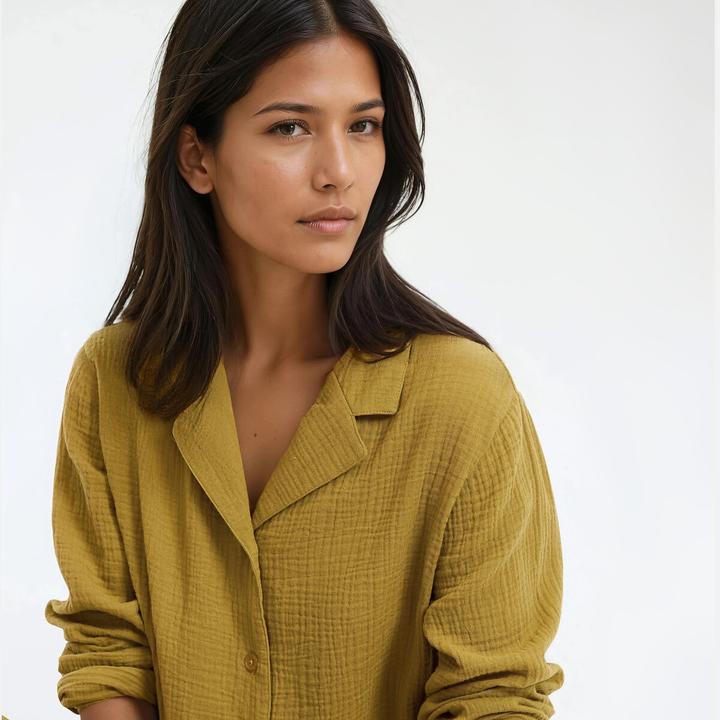 Actual product image La Redoute Collections Pyjama aus Baumwollmusselin (32)