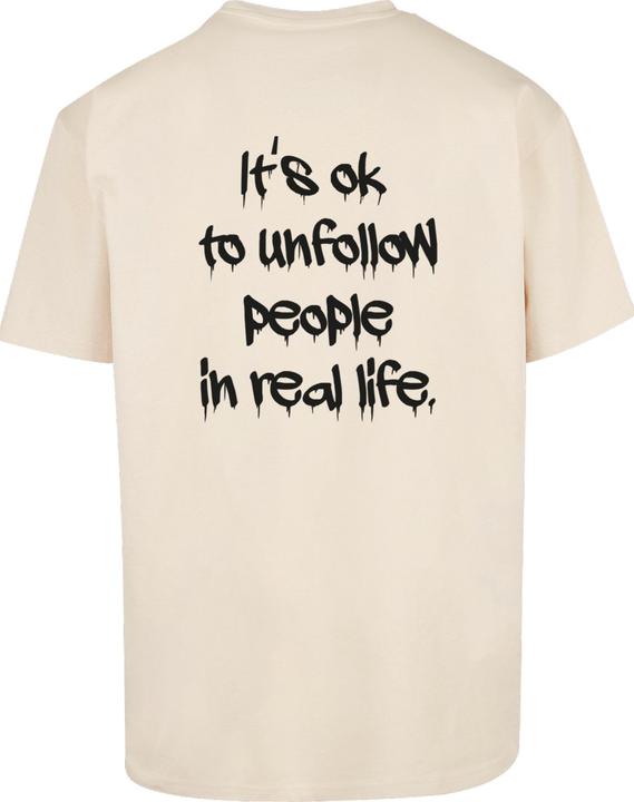 Produktbild Merchcode Unfollow front X Oversize Tee - 112215 (L)