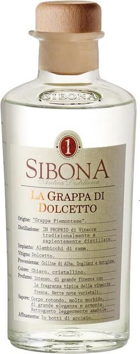 Produktbild Sibona Grappa di Dolcetto (1 x 50 cl)