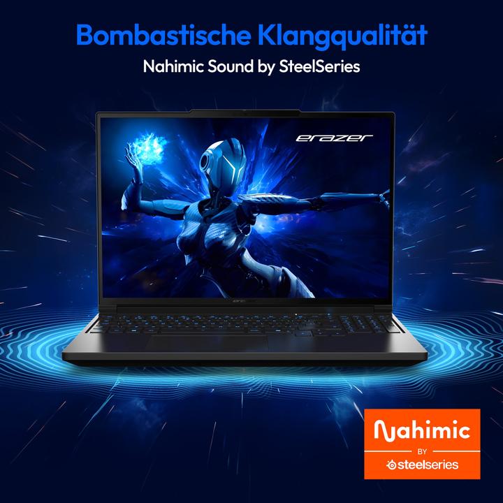 Immagine prodotto Medion ERAZER Major 16 X1 High-End Gaming Laptop (16", Intel Core Ultra 7 255HX, 32 GB, 2000 GB, Tastierino numerico)
