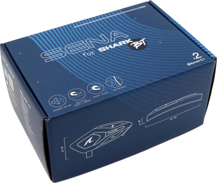 Produktbild Shark Gegensprechanlage SENA für BT (2er Set)