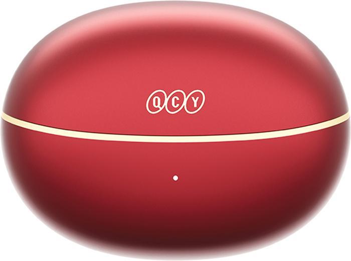 Actual product image QCY Crossky Clip C30S Headphones (red) (No noise cancellation, 40 h, Wireless)