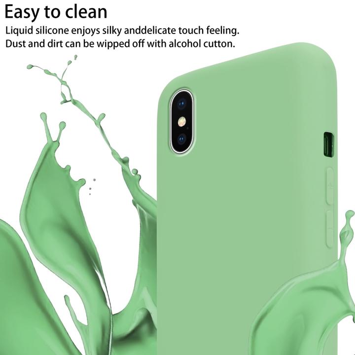 Produktbild Cadorabo TPU Cover Handy Kette Liquid (Apple iPhone X)