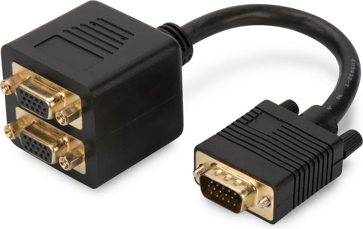 Digitus VGA — 2x VGA (0.20 m)