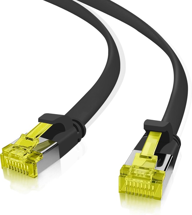 Actual product image Helos Herweck patch cable (S/FTP, CAT6a, 1 m)
