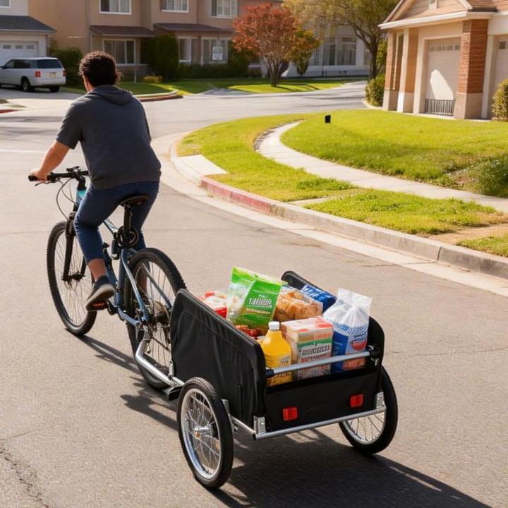 Actual product image Relaxdays Bicycle trailer - cargo