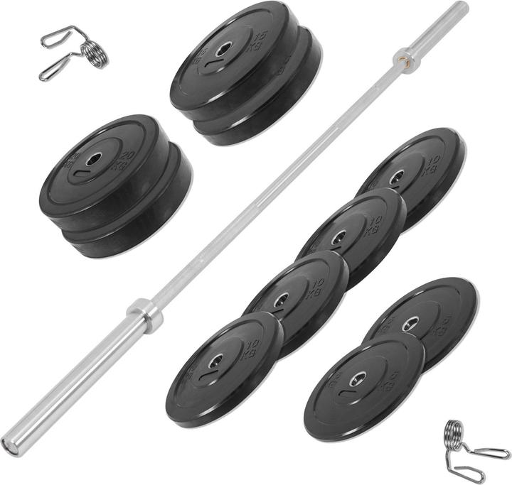 Immagine prodotto Gorilla Sports Set di bilancieri Bumper Plates (1 x 140 kg)