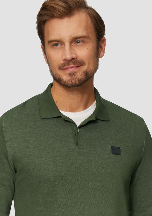 Produktbild S.Oliver Polo-Shirt Poloshirt aus zweifarbigem Piqué (XXL)