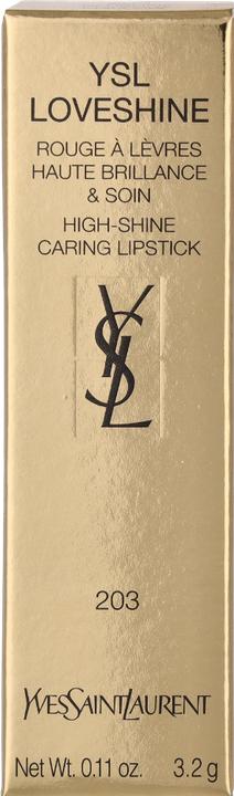 Actual product image Yves Saint Laurent Loveshine Rouge Volupte Shine Lipstick 203 (203 Blushed Mallow)
