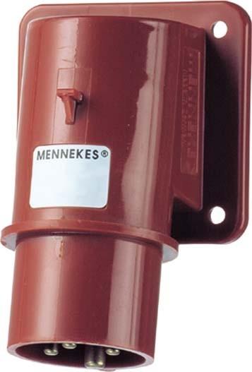Actual product image Mennekes MEN 385 Surface-mounting plug 4pin.32A400V (CEE 63/5)