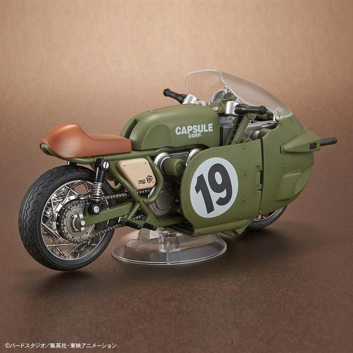 Actual product image Bandai Model Kit Dragon Ball Funkoe Rise Mech Bulma Motorcycle